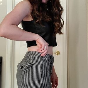 Vintage Pinstripe Capris